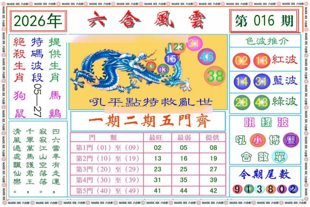 016期六合风云[图]